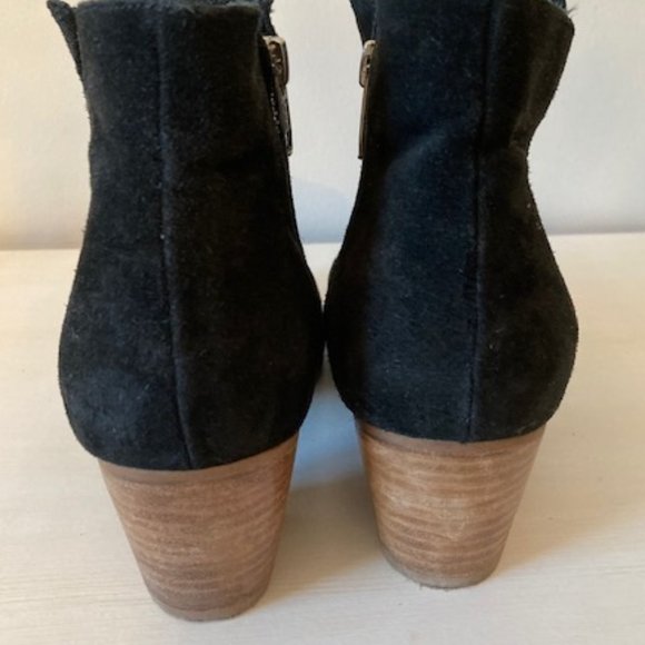 Black Leather Ankle Boots - Picture 4 of 12